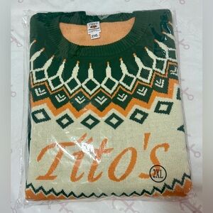 Tito’s Vodka winter sweater